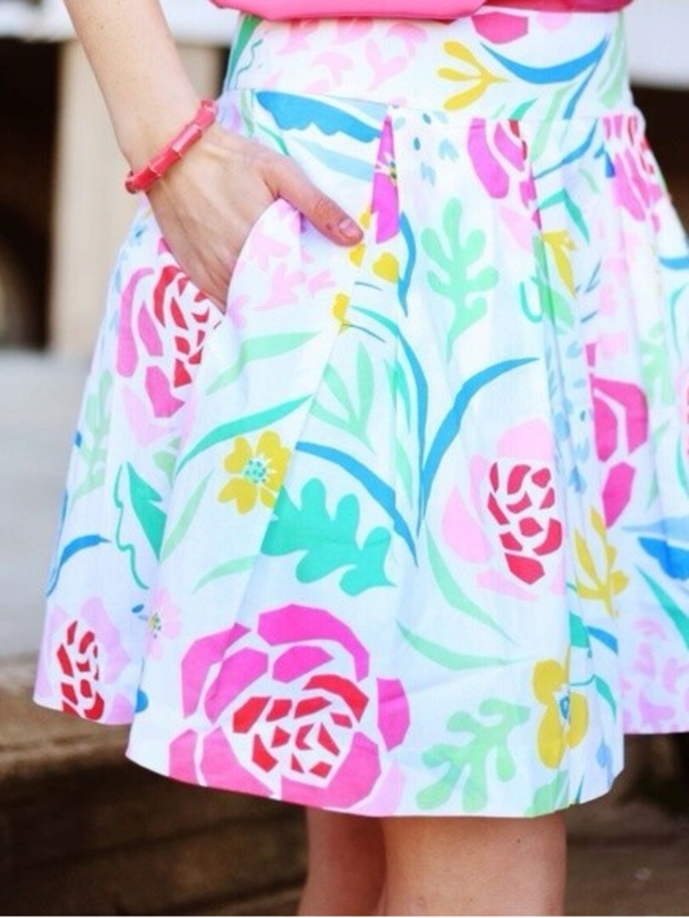Kinsey Skirt in Kiawah Floral by Southern Tide